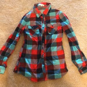 Women’s medium flannel never been worn